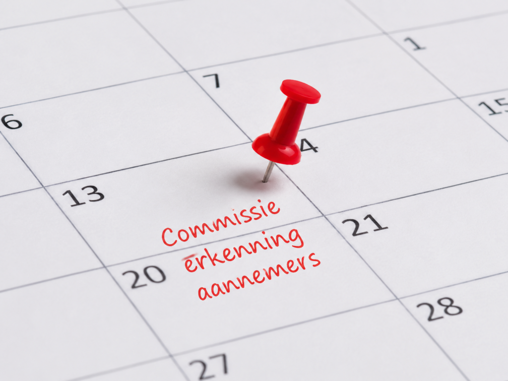 Wanneer komt de erkenningscommissie samen? Waarom u uw erkenning als aannemer beter vroeg aanvraagt 1 Wanneer komt de erkenningscommissie samen